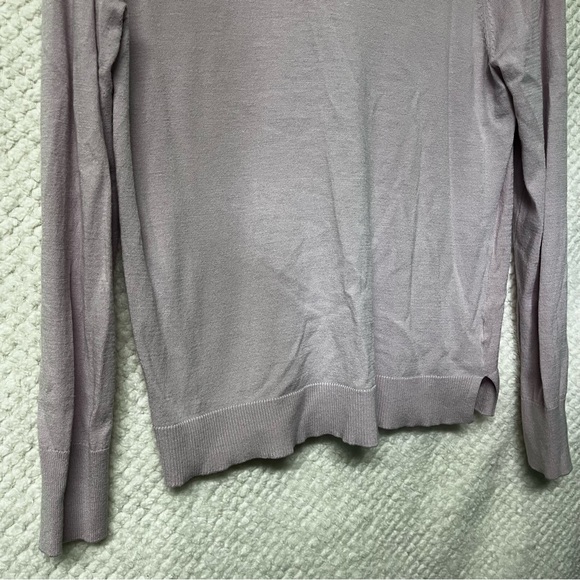 LOFT Womens Button-Up Cardigan Light Purple Office Attire Business Casual Medium - Picture 7 of 8